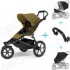 Set 4v1 Thule Urban Glide 3 Nutria green 2024 + pláštenka + ochranná sieť + madlo