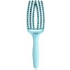 OLIVIA GARDEN Finger Brush Blue Sky kefa na vlasy masážna 6-radová stredná