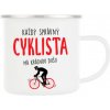 Divja Plechový hrnček pre správneho cyklistu