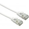 U/FTP (PiMF) Patchkábel LSOH 5m cat.7, biely, slim, Cu, Flex Cable, Component Level