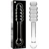 Ibiza Nebula Model 20 Dildo Borosilicate Glass 20.5x3cm Clear