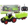RC traktor na diaľkové ovládanie s prívesom 1:16 zelený