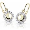 Cutie Jewellery zlaté detské náušnice C2750-10-X-1 červená
