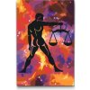 Vymalujsisam.sk Znamenie zverokruhu Váhy 20 x 30 cm Na kartónovej doske