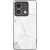 Picasee silikónový čierny obal pre Xiaomi Redmi Note 13 4G - White tile