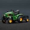 Detský zahradný Traktor Leramotors 110cc s vozíkom