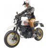 Bruder Motocykel Scrambler Ducati Desert Sled s jazdcom 1:16 63051