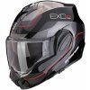 SCORPION prilba EXO-TECH EVO PRE Commuta black/silver/red - L