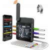 Potravinový teplomer WiFi BT Grill Udiareň Rúra 3 Sondy Aidmax NC01