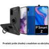 Multifunkčné magnetické púzdro Luxria Ring pre Huawei - Čierne pre Huawei: P Smart Z