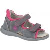 Protetika detské ortopedicko rehabilitačné sandálky T 115 šedá-fuxia Veľkosť: 25