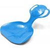 BABY MIX Detský sánkovací klzák lopata COMFORT LINE M modrý 54x34x1 modrá