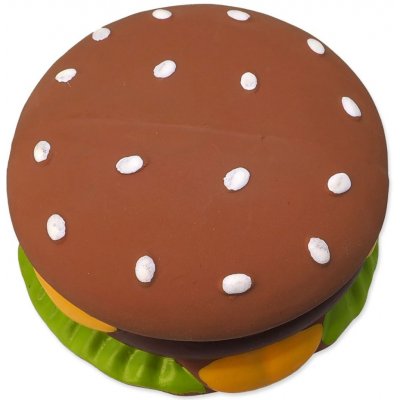 Hračka Dog Fantasy Latex hamburger so zvukom 8cm