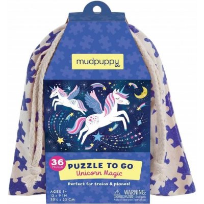 Mudpuppy na cesty Kúzlo jednoročca/ To Go Unicorn Magic 36 dielov