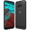 Púzdro CARBON LUX CASE pre MOTOROLA MOTO G7 POWER - čierne