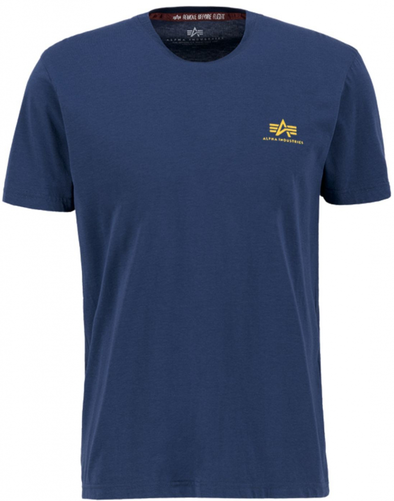 Alpha Industries Basic T Small logo New navy tričko pánske modré