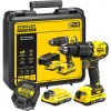 Stanley SFMCD715D2K - AKU vŕtačka príklepová, 18V, FatMax® V20, bezuhlíková, 60Nm, 2× AKU 2,0Ah, kufor