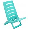 Plážové lehátko TIRRENO tyrkysové