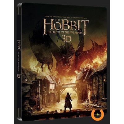 Hobit: Bitka piatich armád - 3D - Steelbook BD