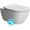 GSI PURA závesná WC misa, Swirlflush, 36x55cm, biela dual-mat 881509