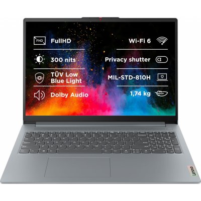 Notebook Lenovo IdeaPad Slim 3 16IAH8 Arctic Grey (83ES000ACK)