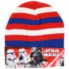 Star-Wars licencie Chlapčenská zimná čiapka - Star Wars PH4176, modrá/biela Farba: Červená, Veľkosť: velikost 54
