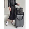Dámska kabelka na kufor Grosso čierna – ideálna na cestovanie