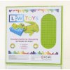 L-W Toys Veľká podložka na stavanie 50x50 bodů svetlo zelená
