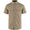 FJÄLLRÄVEN Övik Air Stretch SS Shirt M Suede Brown - S