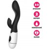 Silikonový vibrátor Female G-Spot Dual Vibe černý