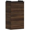 Hansgrohe Xelu Q Umývadlová skrinka, 63x34x27 cm, 1 dvierka, pánty vľavo, tmavý orech/matná čierna 54014670-HG