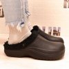 Čierne zateplené crocsy UNISEX