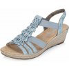 Dámske sandále RIEKER 62436-12 modrá S6 37