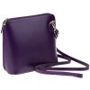 NovaKabelka.sk Grana Porposa kožená talianska crossbody kabelka fialová