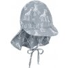 STERNTALER Šiltovka s ochranou krku na zaväzovanie žirafy light blue chlapec-43 cm-5-6 m
