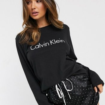 Calvin Klein dámske tričko s dlhým rukávom QS6164E 001 čierna od 42 € -  Heureka.sk