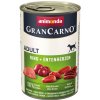 Animonda GranCarno Original Adult hovädzie + kačacie srdcia 400 g