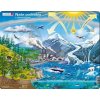Puzzle Naše podnebie - Az éghajlat (puzzle v maďarčine) Larsen NB-1