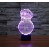 Beling Detská lampa, Snehuliak model 2, 7 farebná QS247