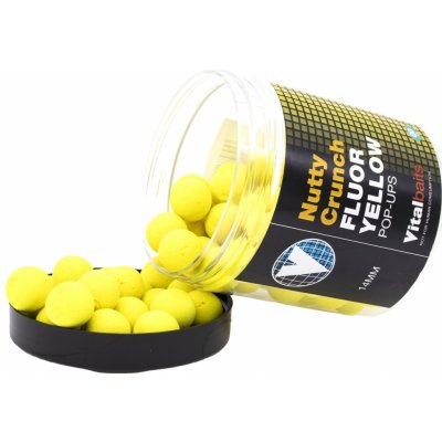 Vitalbaits Pop-Up Nutty Crunch Fluor Yellow 80g 18mm (04-0039)