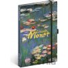 NOTIQUE Notes Claude Monet linajkový 13 x 21 cm