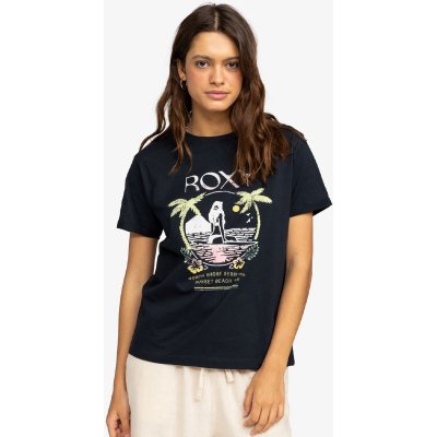 Roxy SUMMER FUN A ANTHRACITE dámske tričko s krátkym rukávom - M