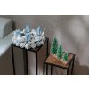 Veniec MagicHome Vianoce, adventný, modro-biely, 30 cm