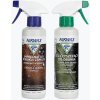 Nikwax Twin Fabric & Leather Spray/Footwear Cleaning Gel Spray, 2 x 300 ml