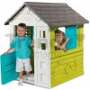 Smoby domček Pretty Blue modro-zelený s UV filtrom a 3 oknami, 2 žalúzie a posuvná okenica 810710