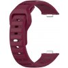 BStrap Silicone remienok na Huawei Watch Fit 3, wine red