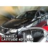 Deflektory na Renault Latitude, 4-dverová (+zadné), r.v.: 2011 -