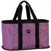 Skladací nákupný košík Punta Easy 46x27x28, 34 L - srdiečka lila