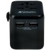 Verbatim World-to-World UTA-01 49543 Cestovný univerzálny adaptér, USB-A, , 12 W, čierny