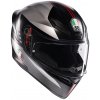 Prilba AGV K1 S Lap Matt Black Grey Red Veľkosť: XXL (63-64 cm)